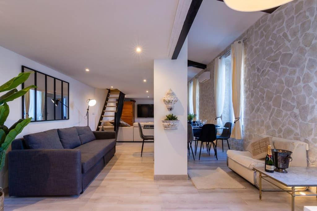 Penthouse Loft 5Min Palais Des Festivals And Beach Terrace View On Castle Cannes Eksteriør bilde